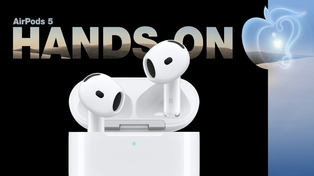 YouTube review thumbnail: AirPods 5 Mini Review: Buy These Over the Pros for $149?