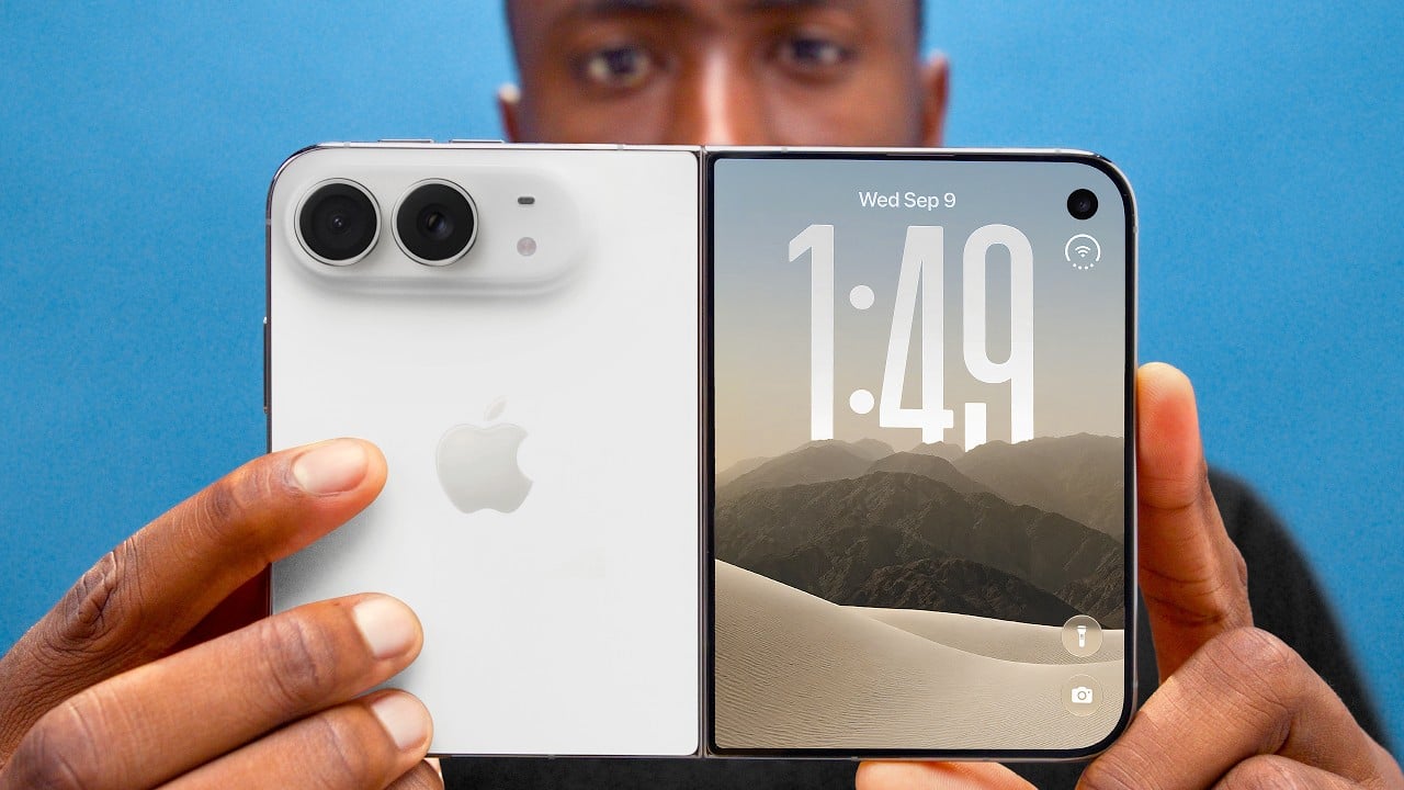 YouTube review thumbnail: iPhone 18 Pro/Duo Impressions: Mogged
